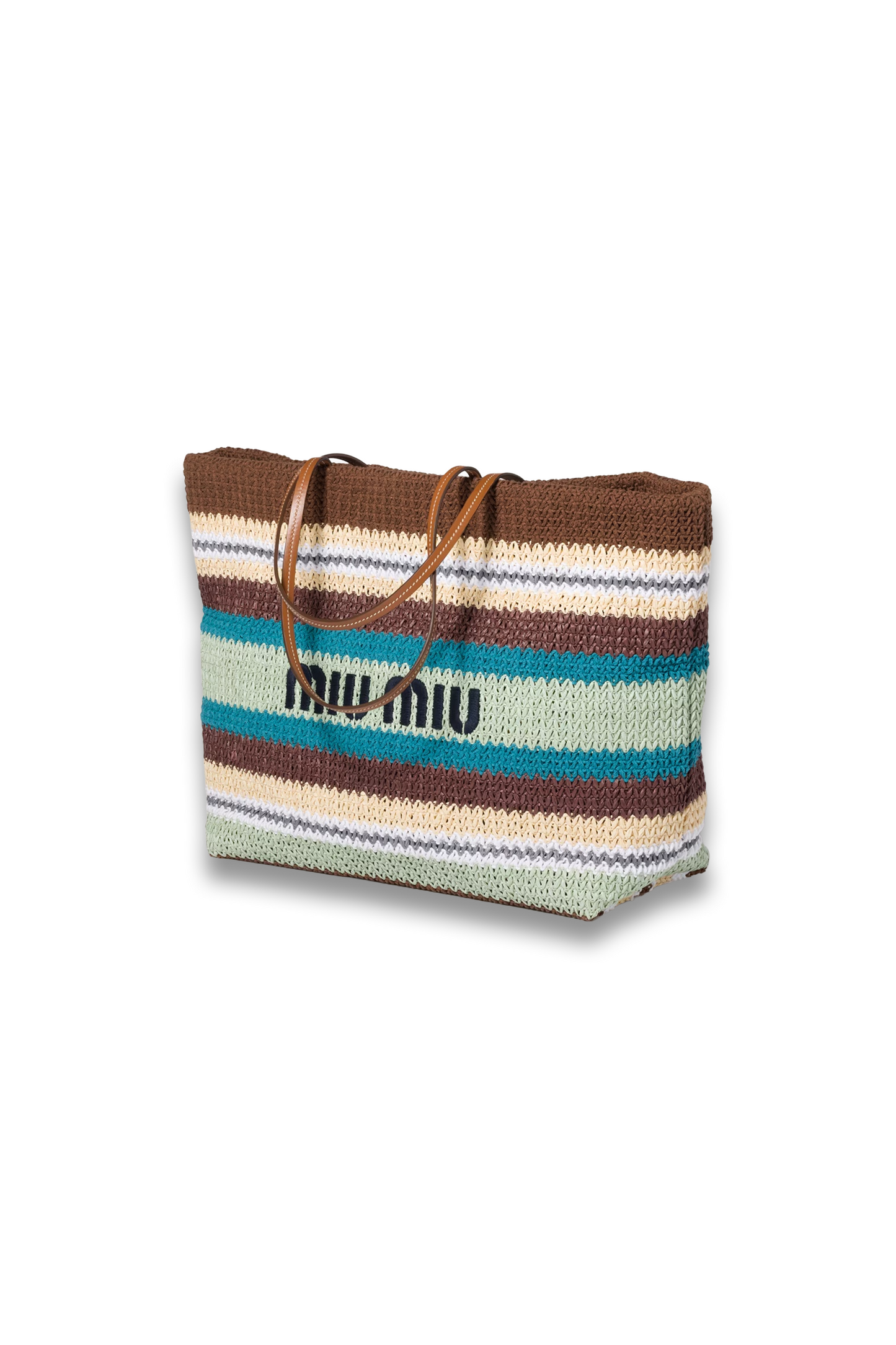 Raffia-effect Woven Tote Bag