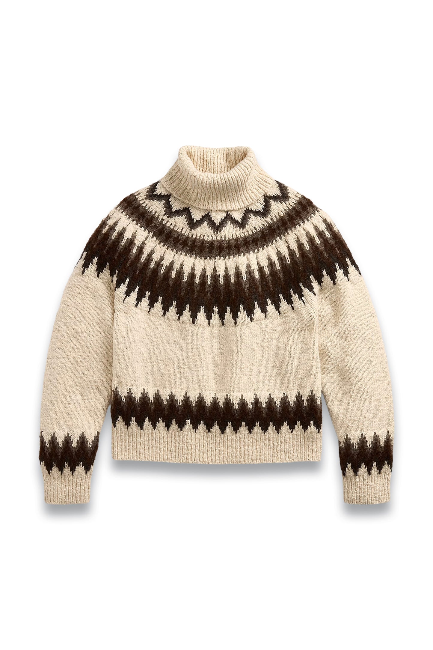 Fair Isle Wool-blend Roll Neck