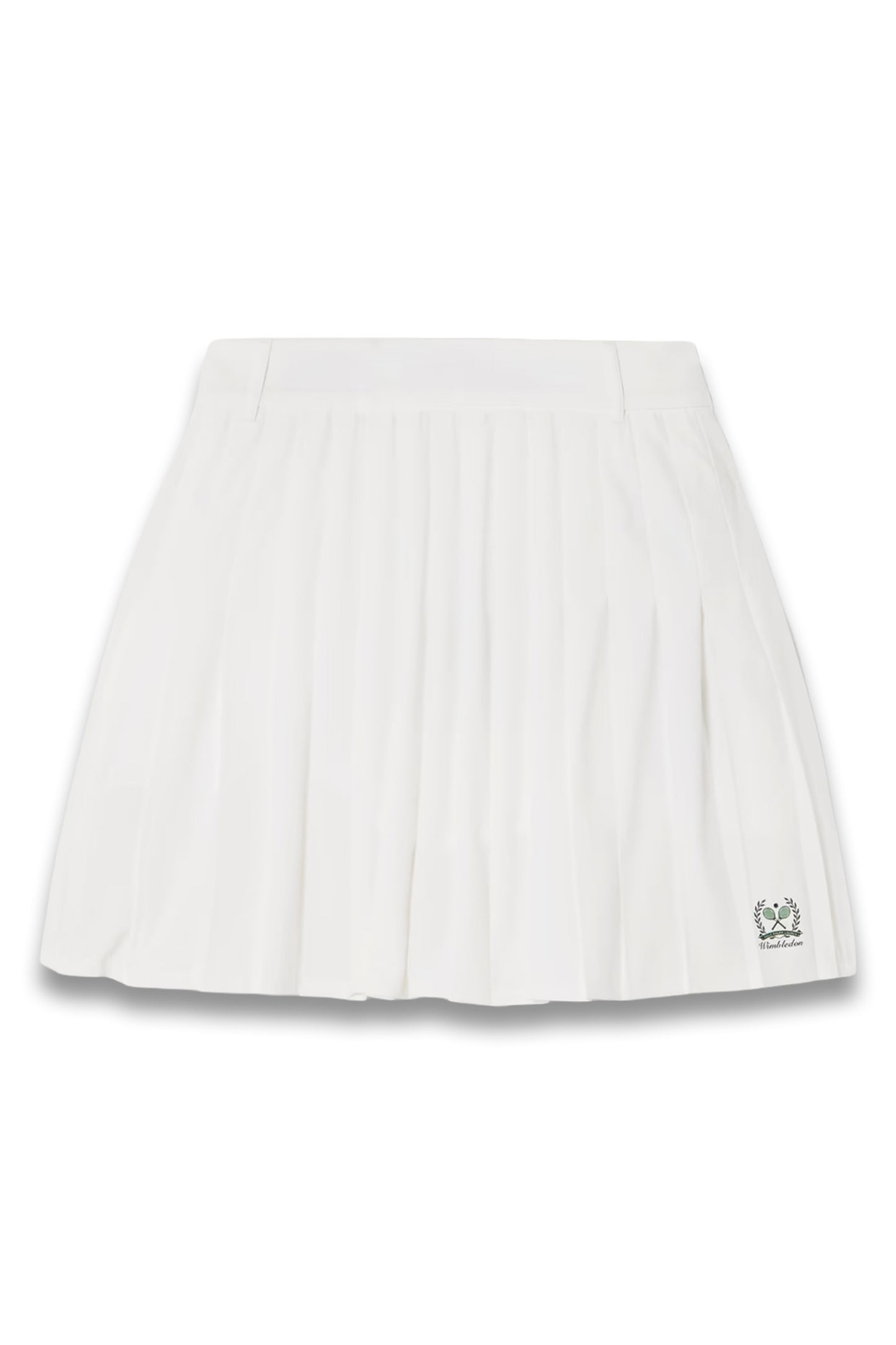 + Wimbledon Pleated Printed Stretch Tennis Skirt