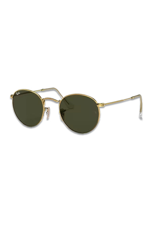 Round Sunglasses In Gold