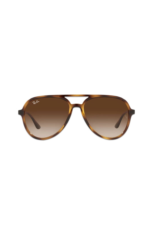 RB4376 Unisex Aviator Sunglasses, Havana/Brown Gradient