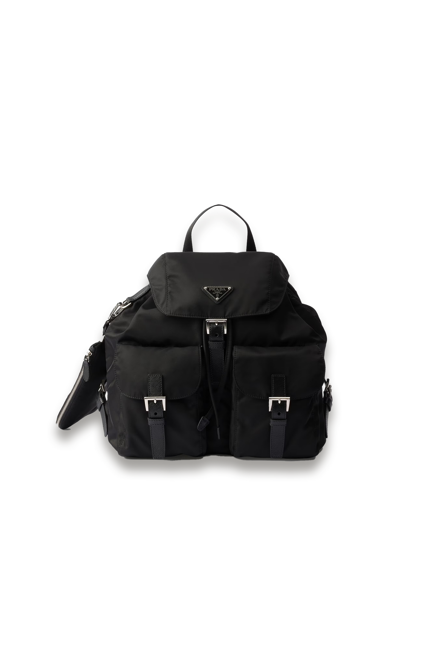 Medium Re-nylon Backpack with Pouch