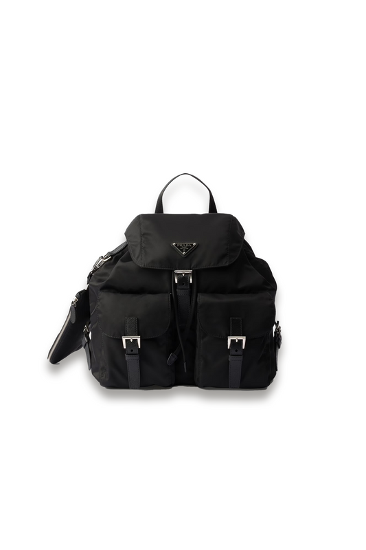 Medium Re-nylon Backpack with Pouch