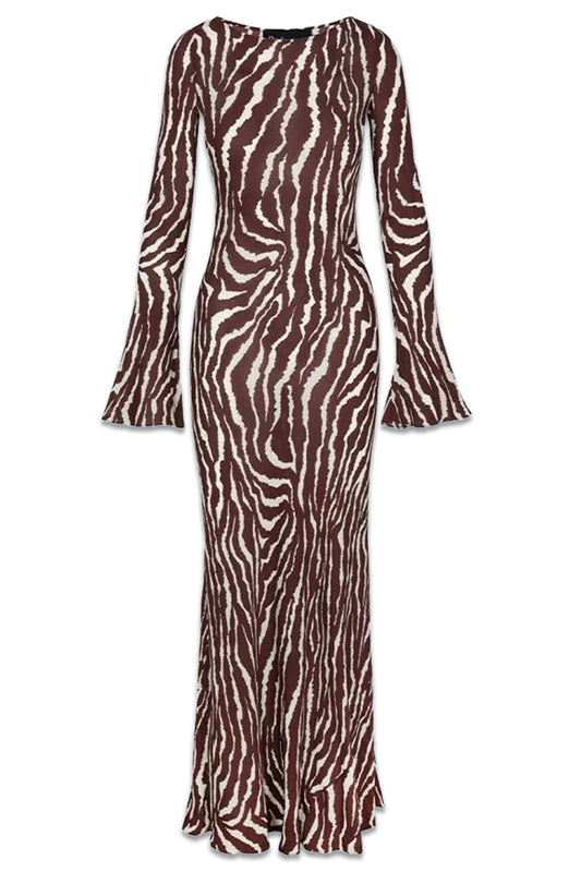 Rent - Gia Animal Print Maxi Dress