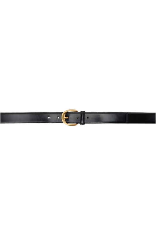 Black Vintage Buckle Belt
