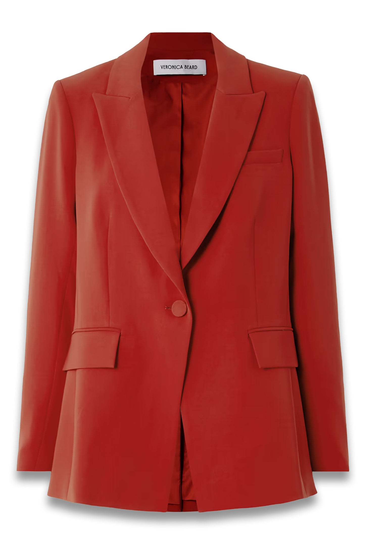 Long and Lean Dickey crepe blazer