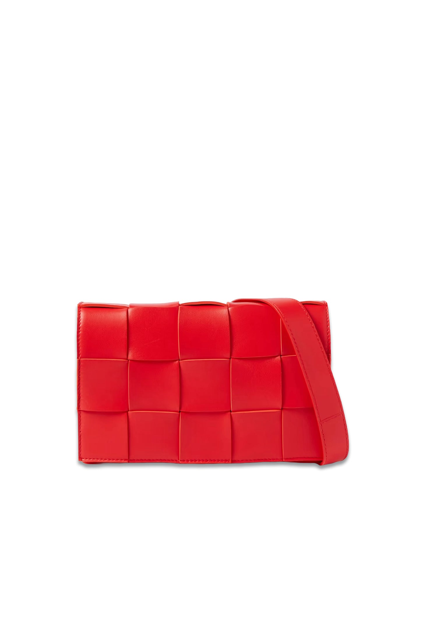 Cassette Intrecciato Leather Shoulder Bag