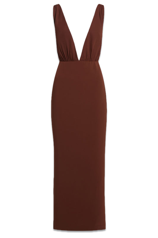 Velda Dress, Chocolate