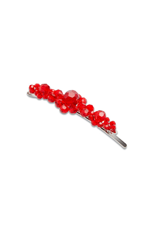 Rent - Floral Beaded Hair Clip