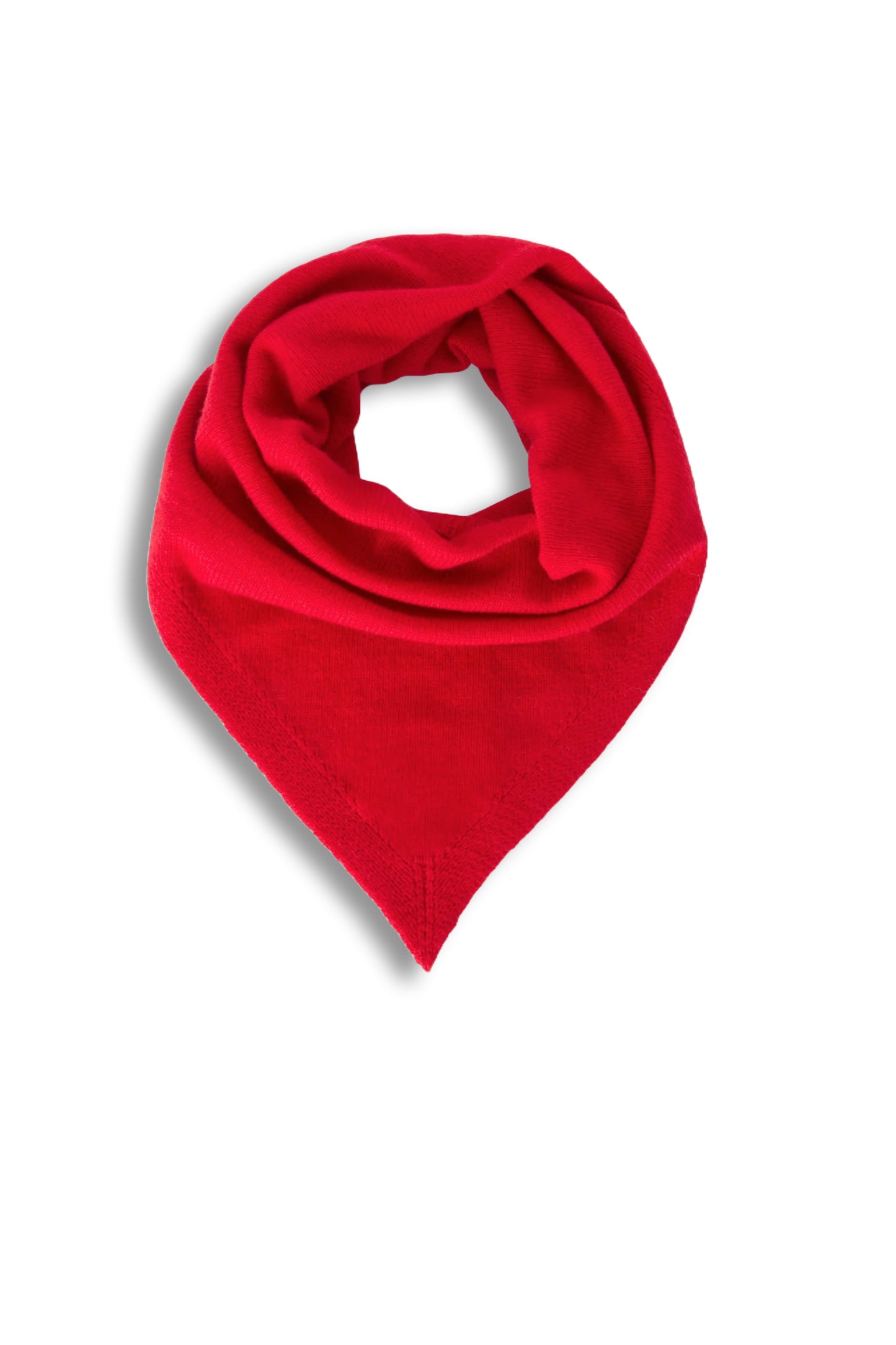 Wool Blend Knit Bandana Scarf