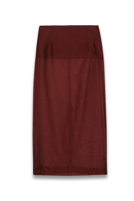 Calliope Semi Sheer Midi Skirt