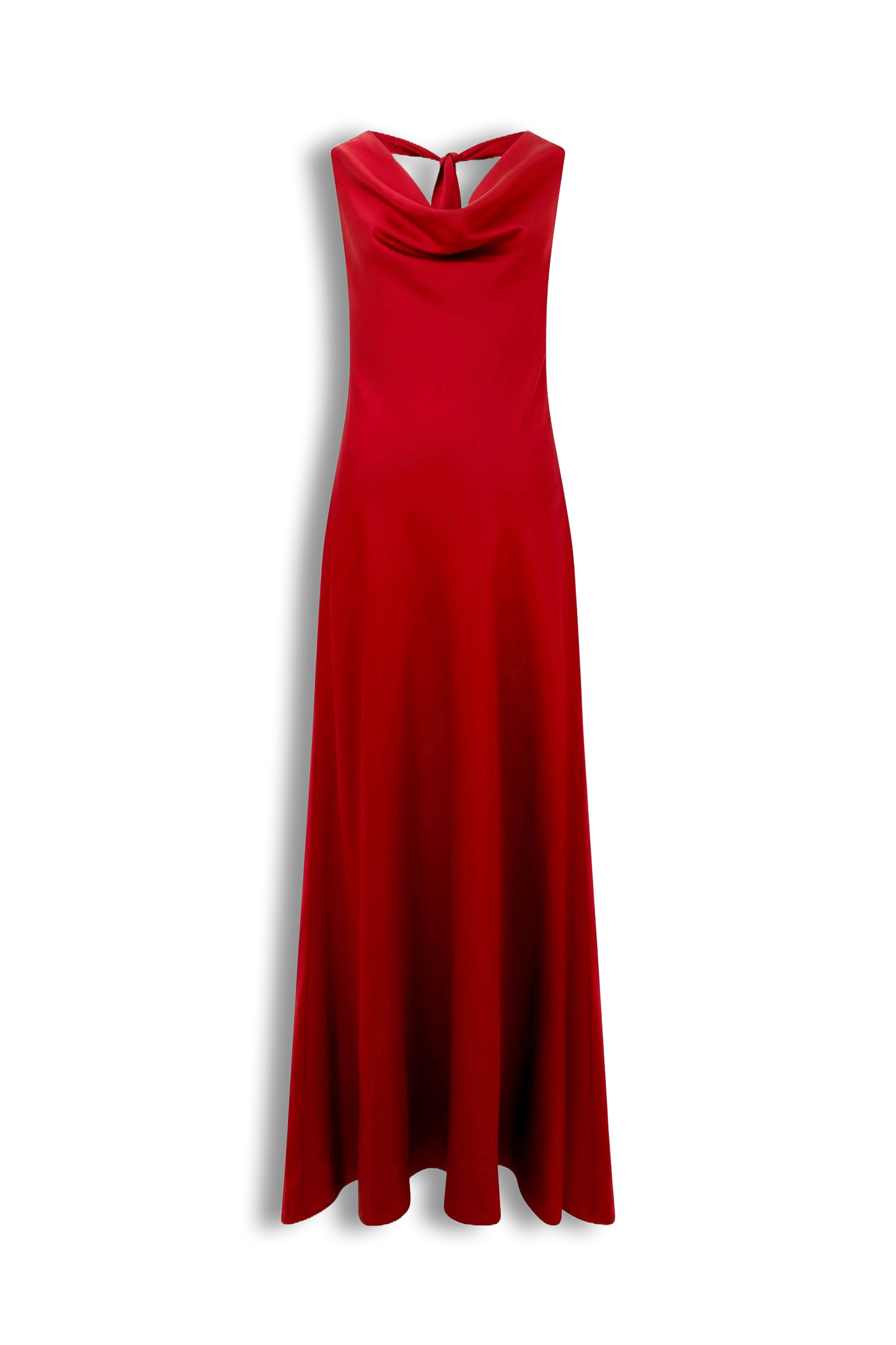 Ennis Eco Satin Halterneck Midi Dress