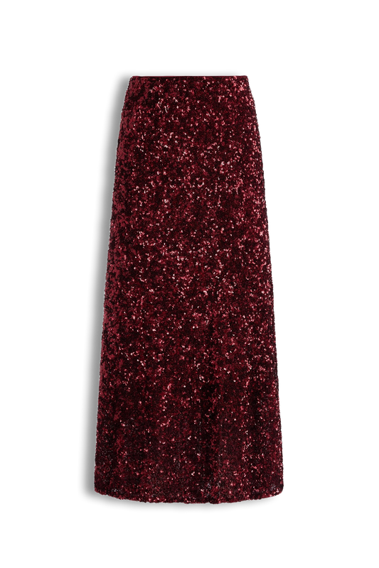Maeve Sequin Slip Skirt