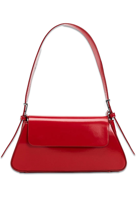 Minimalist Shoulder Bag With Flap