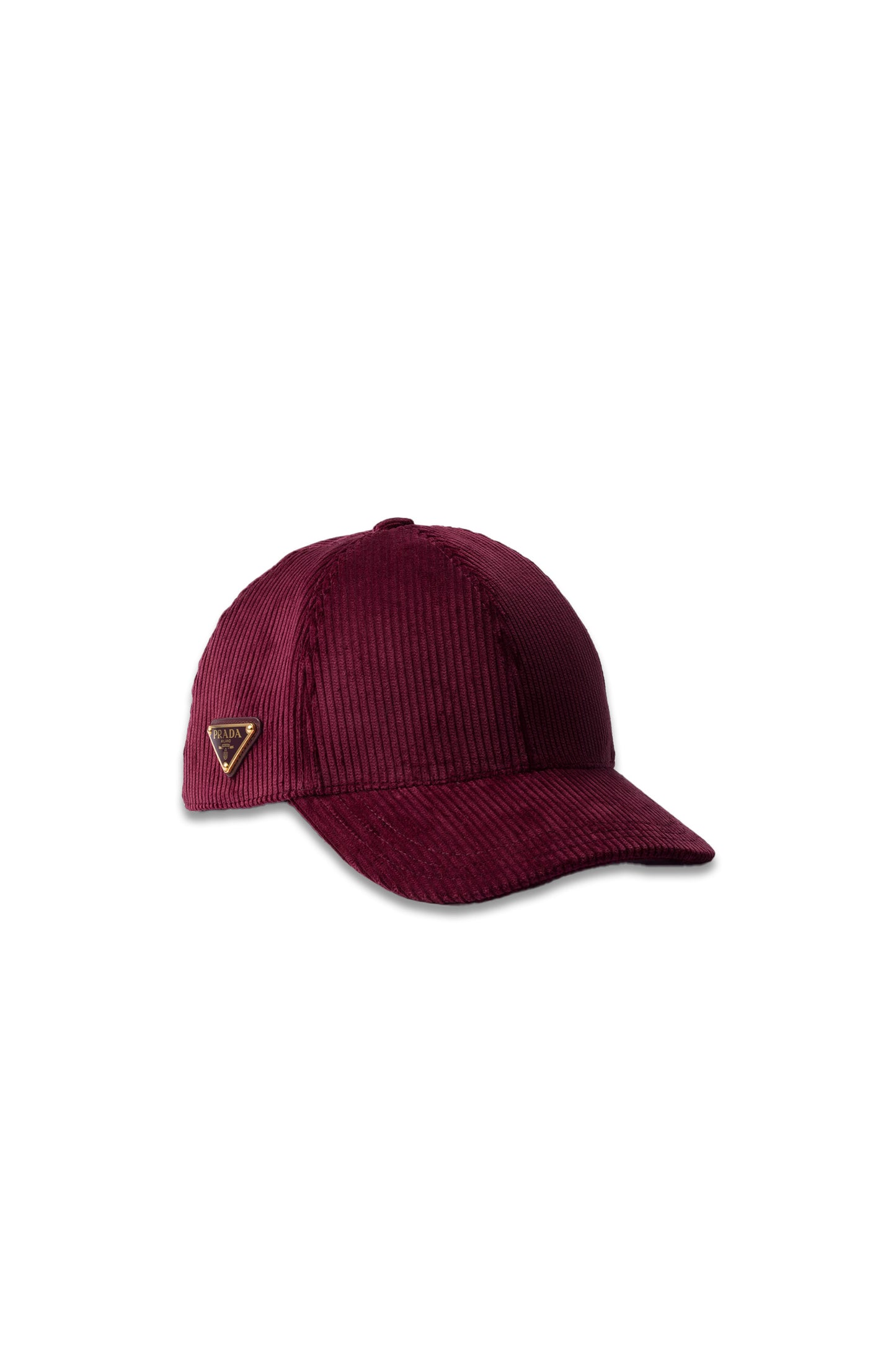 Burgundy Corduroy Baseball Cap