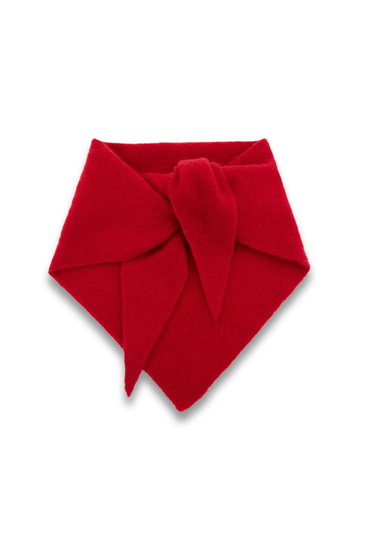 Wool-blend Triangle Scarf