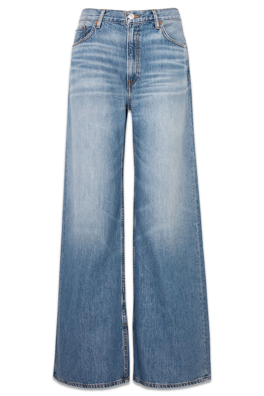 Low Rider Slit-hem Flared Jeans