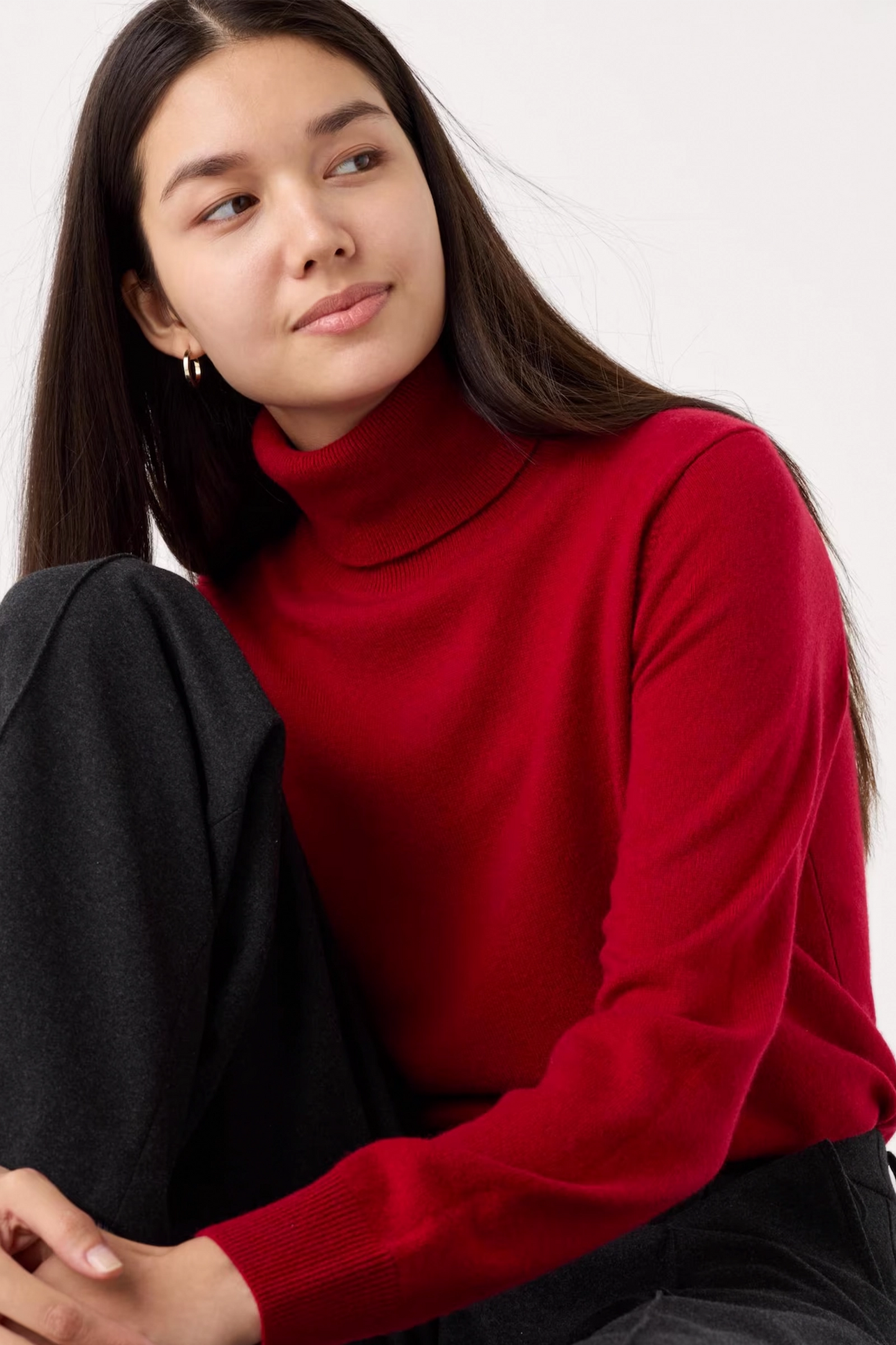100% Cashmere Turtleneck Jumper