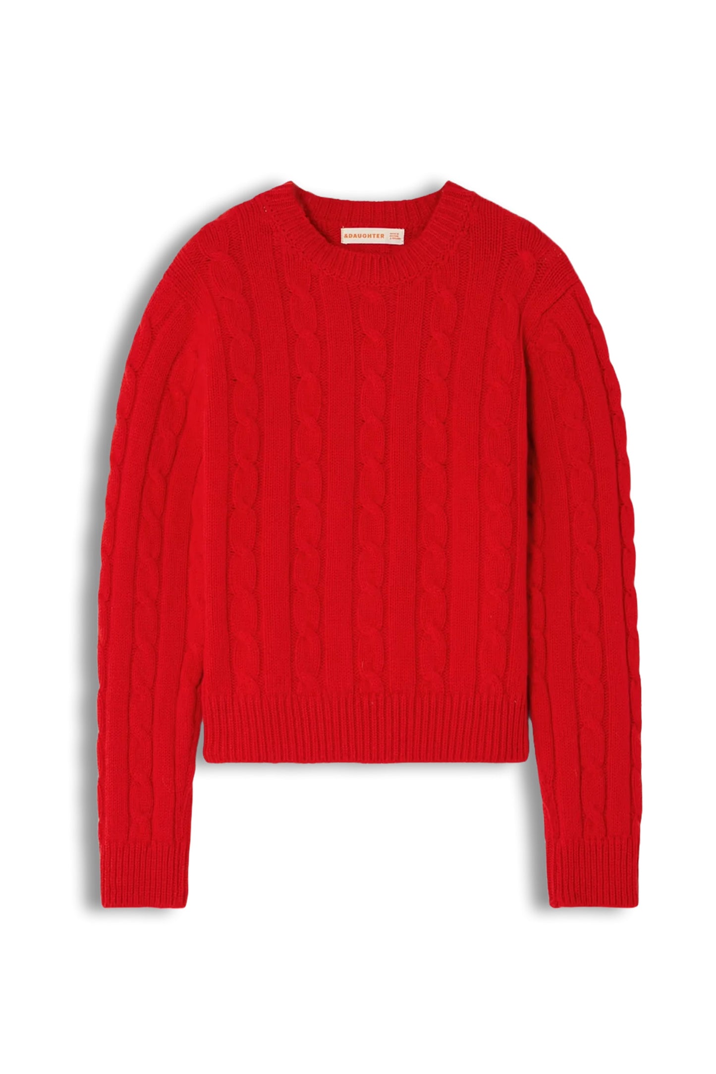 Cable-knit Wool Sweater