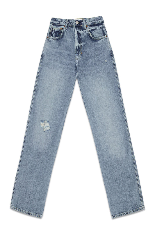 Val 90s Mid Rise Straight Jeans - Folsom