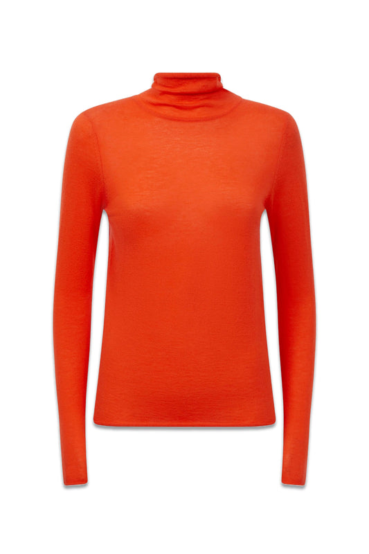 Emma Cashmere Wool Roll Neck Top