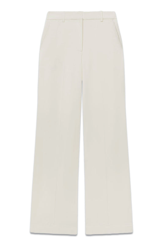 Atelier Cream Italian Wide Leg Trousers