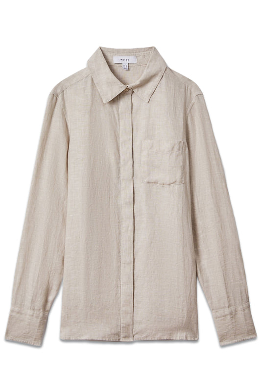 Belle Linen Button-through Shirt