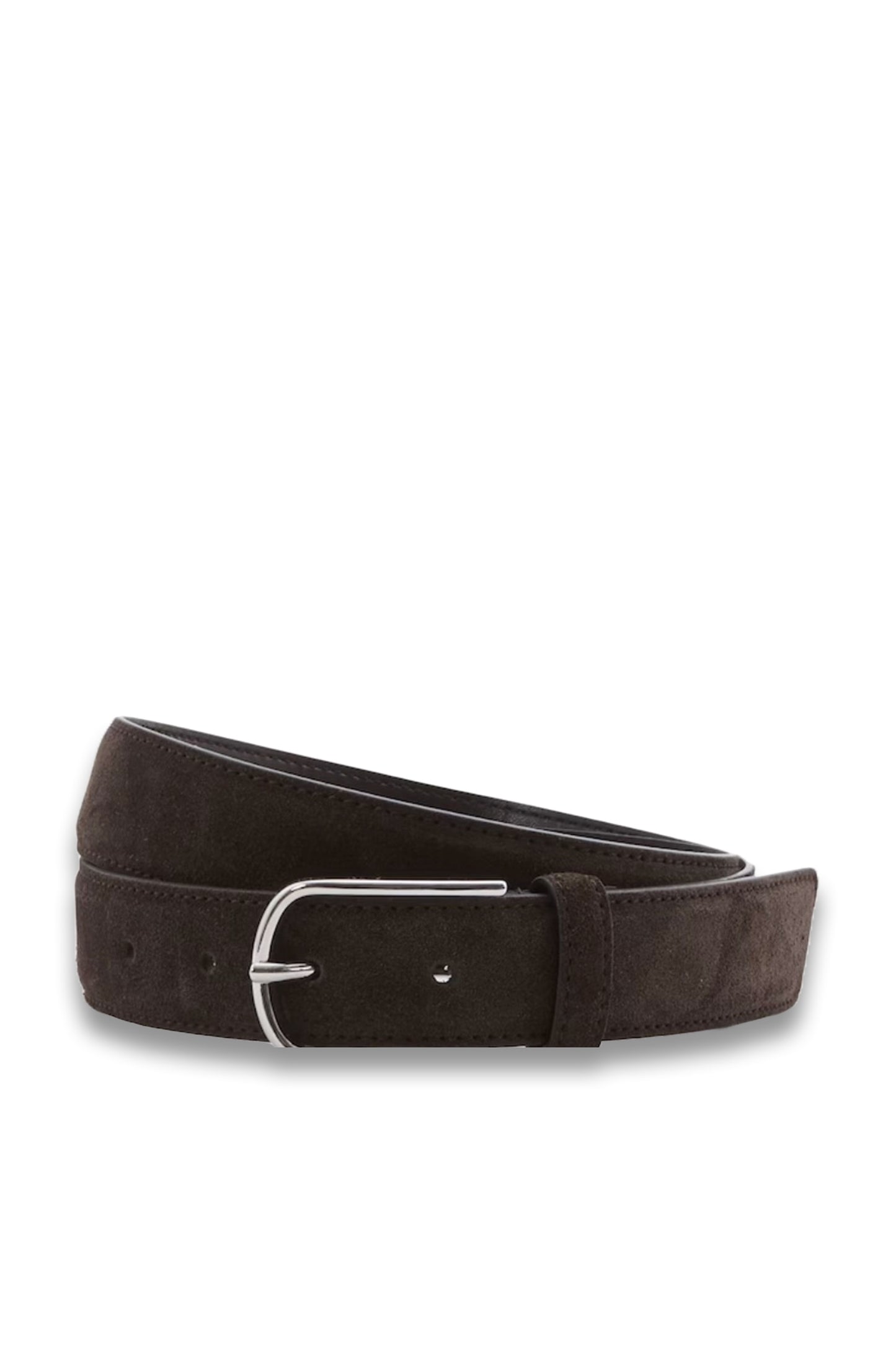 Carrie Suede Belt in Chocolate