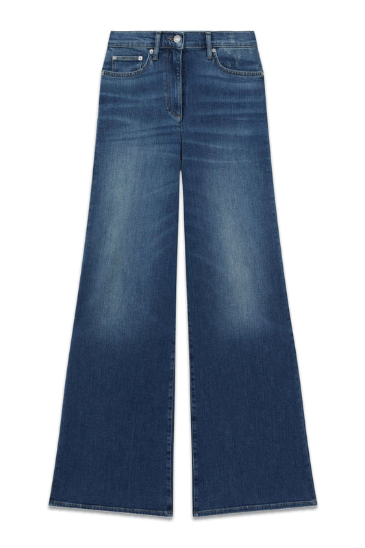 Ameria Palazzo Jeans Mid Blue
