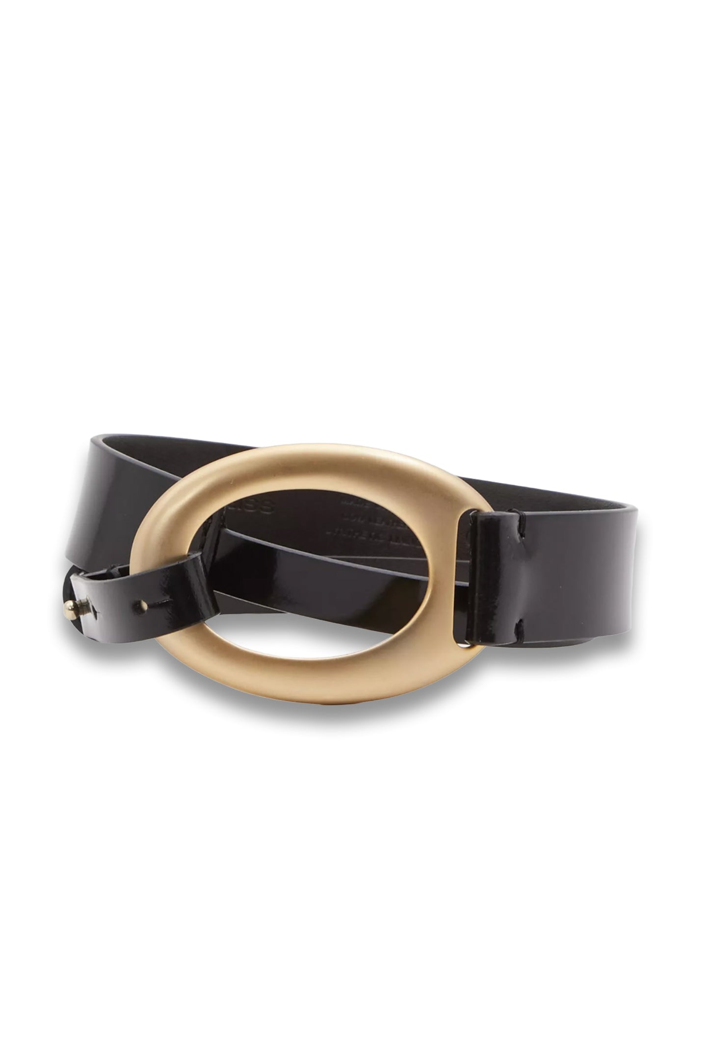 Ellis Leather Belt in Black