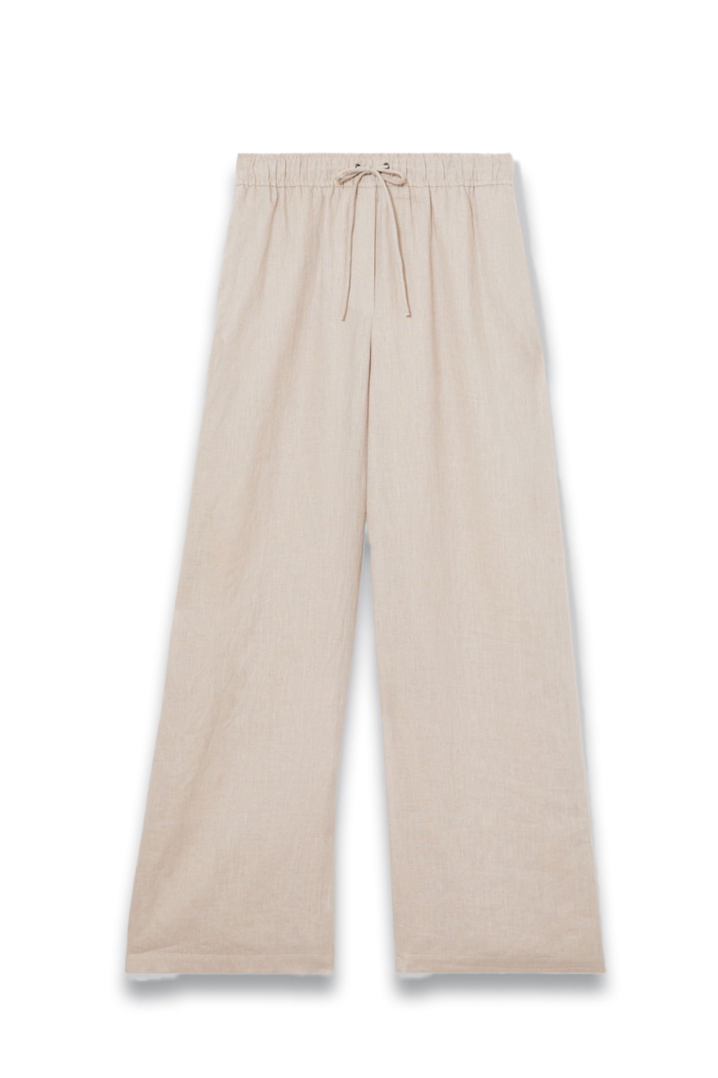 Willow Linen-Blend Wide-Leg Trousers In Neutral