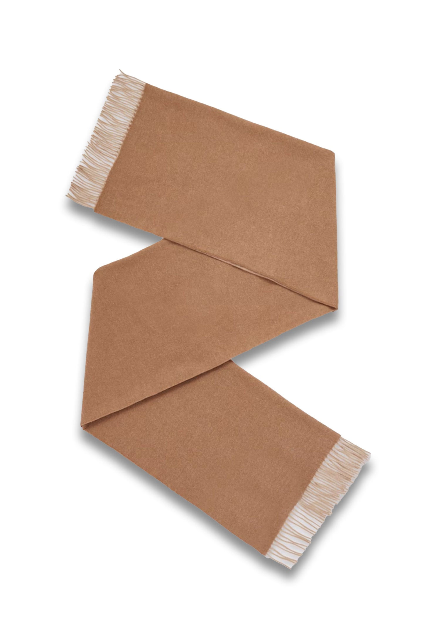 Picton Biscuit Wool-Cashmere Scarf