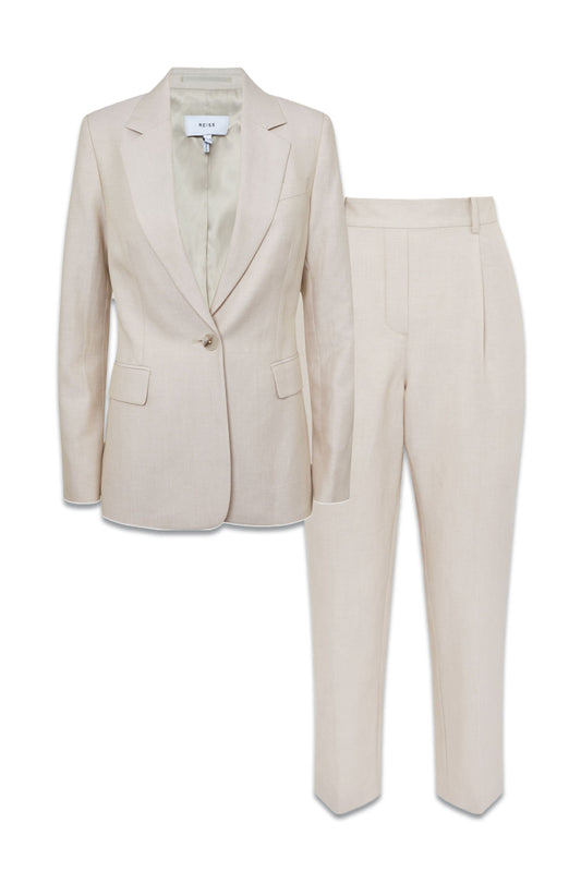 Shae Single-Breasted Tailored Blazer and Tapered Trousers