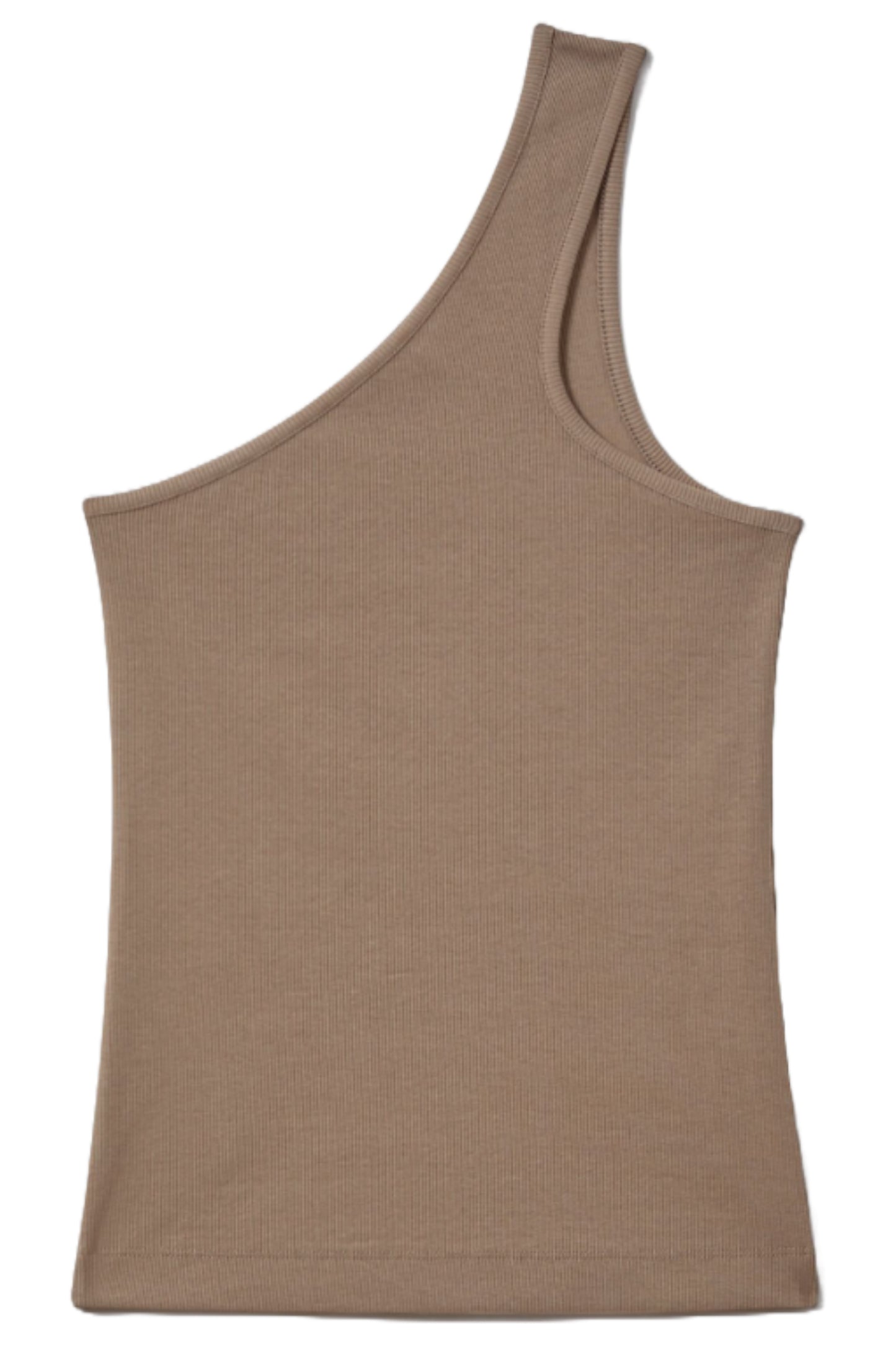 Ria Cotton Blend One-Shoulder Top