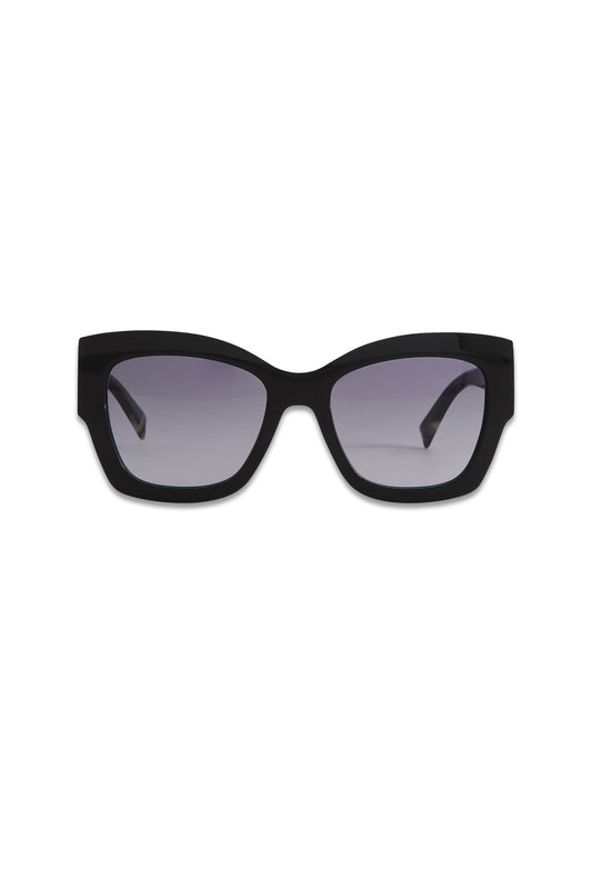 Eyewear Round Black Sunglasses