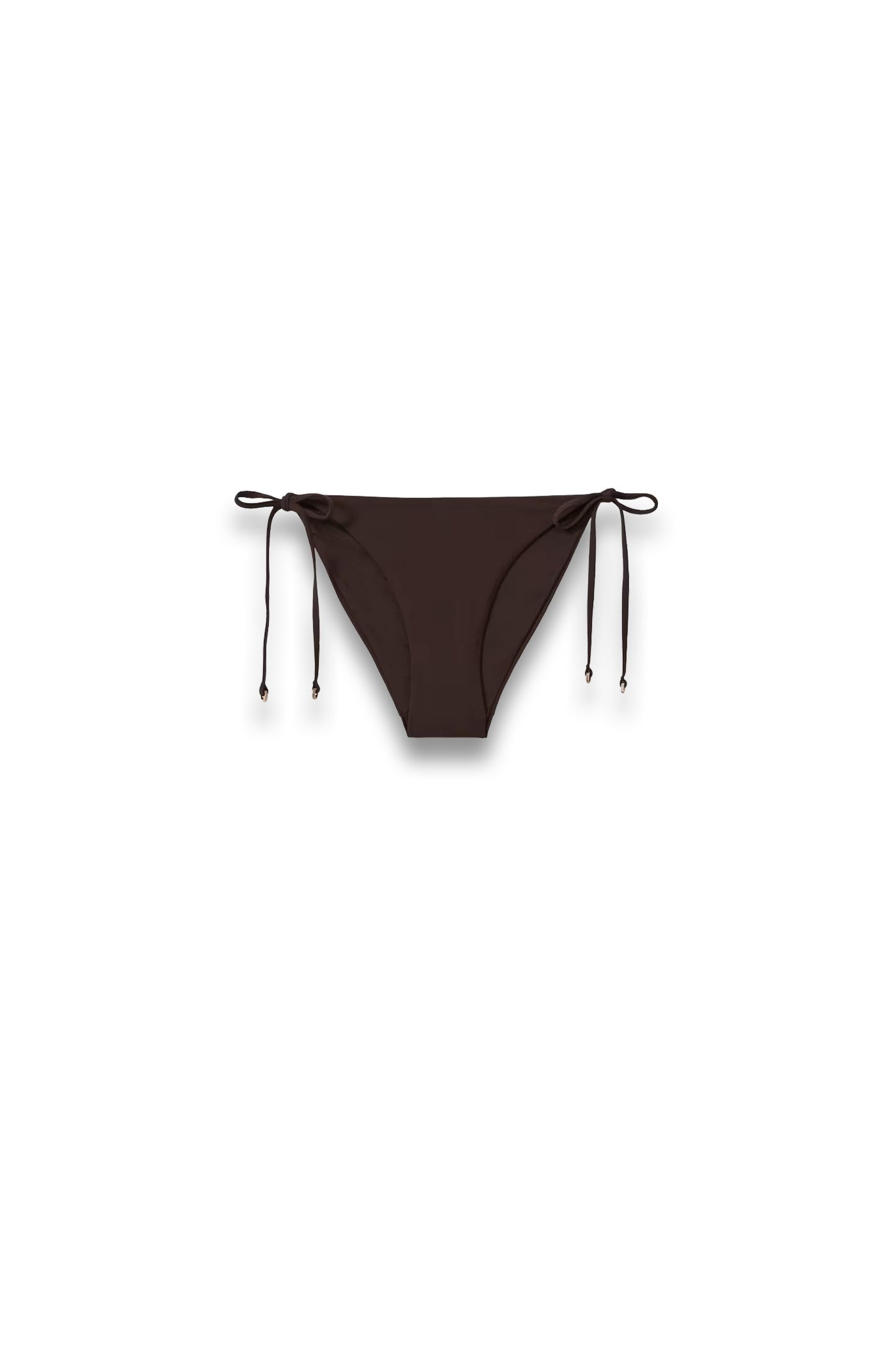 Side-tie Bikini Bottoms in Chocolate