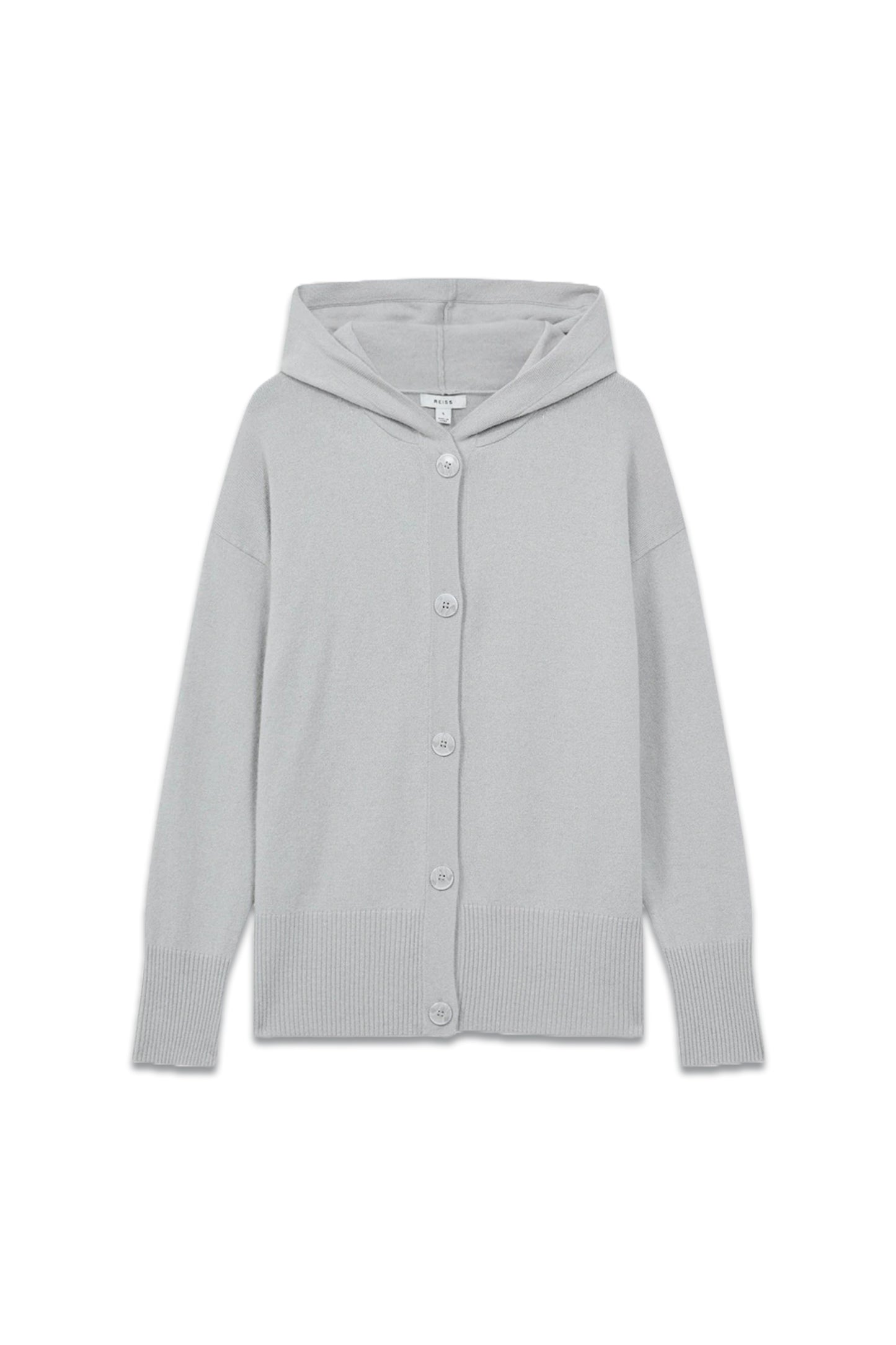 Evie Cashmere Wool Hooded Cardigan
