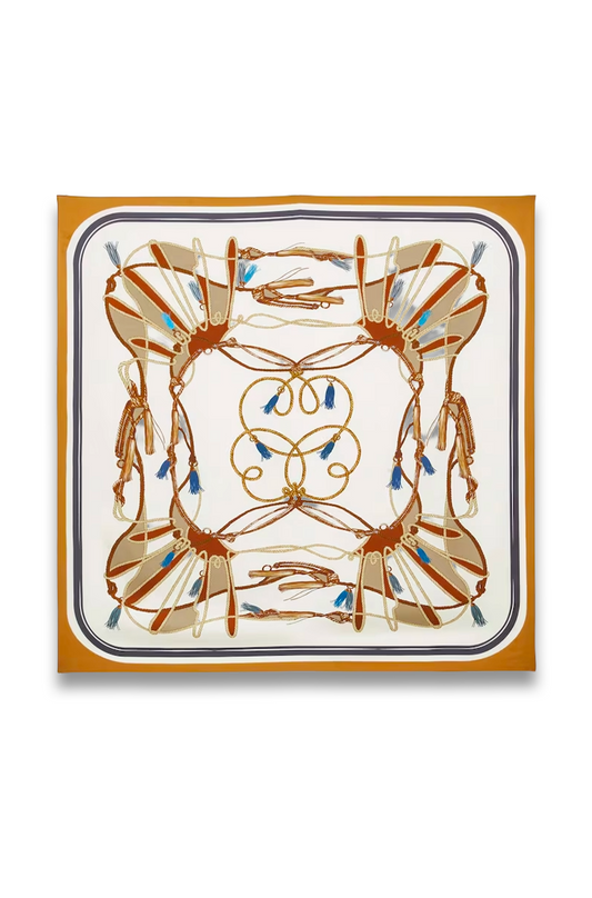 Mila Silk Printed Scarf