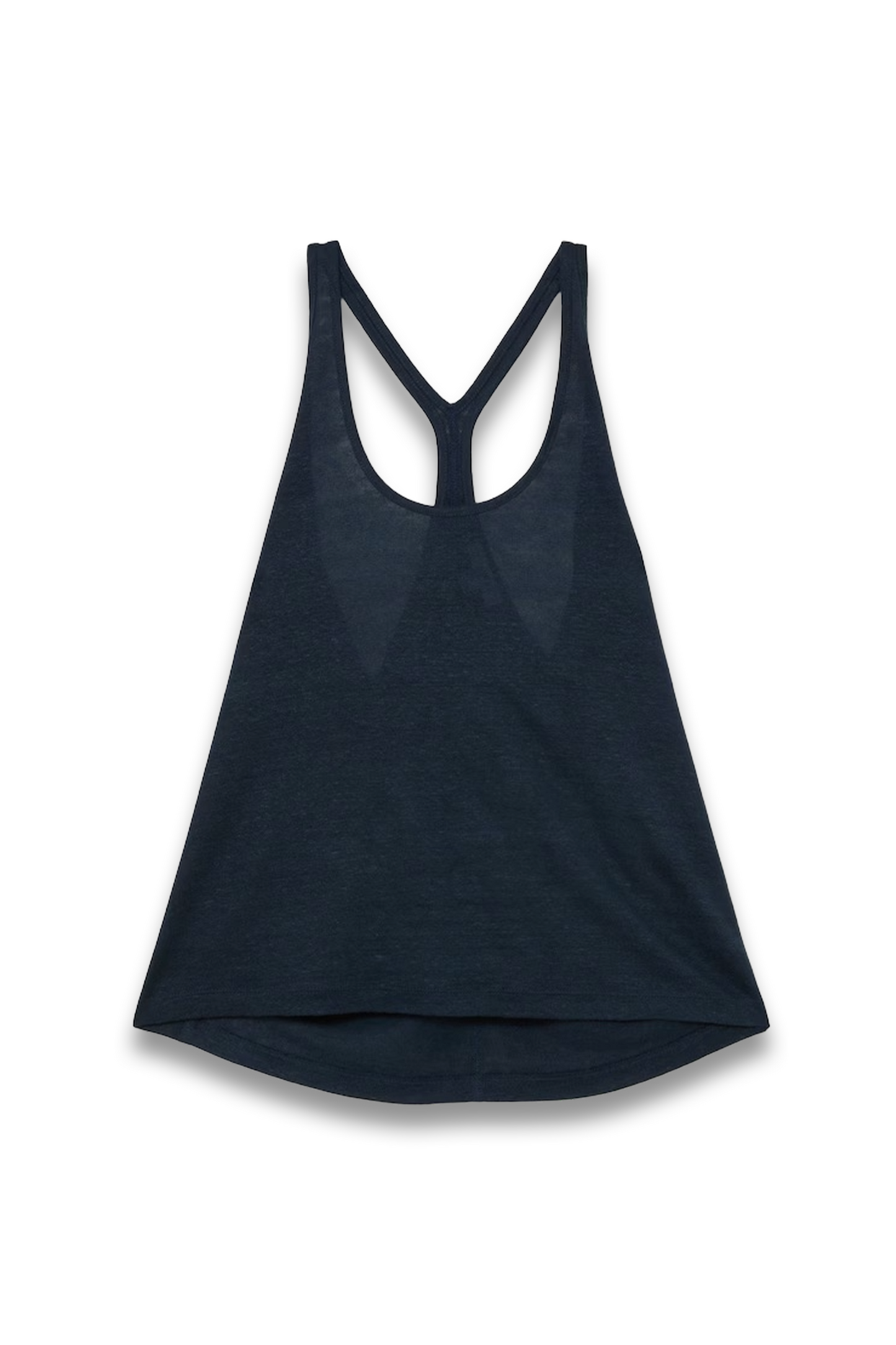 Lidie Linen Racer-Back Vest in Navy