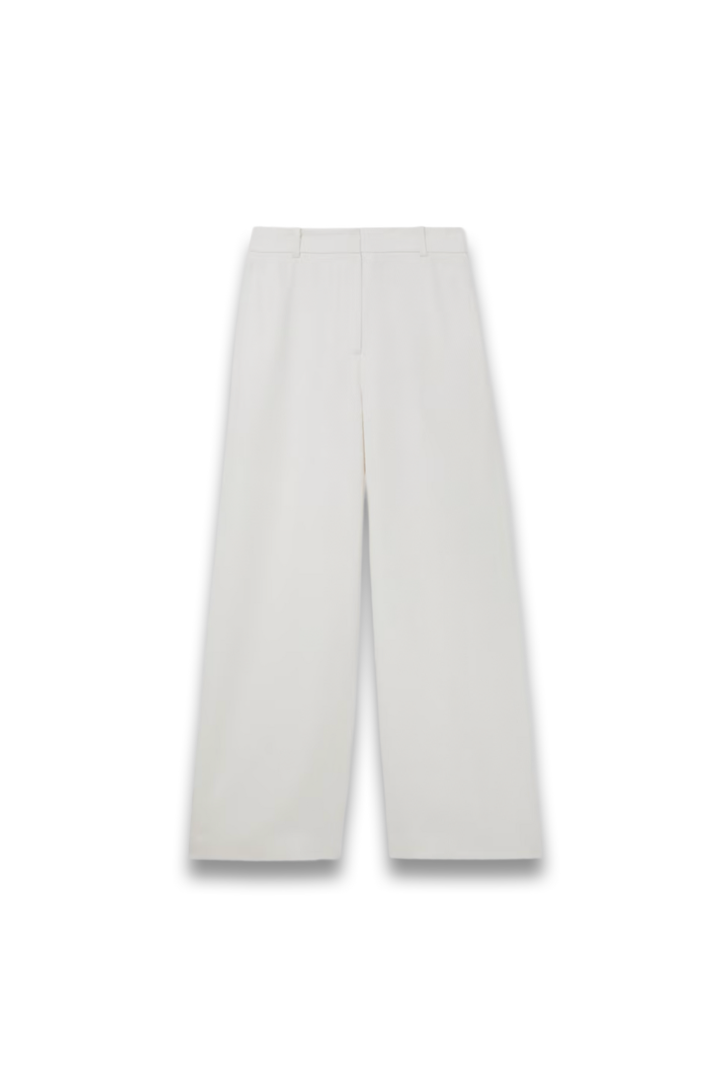 Linen-Blend Wide-Leg Trousers
