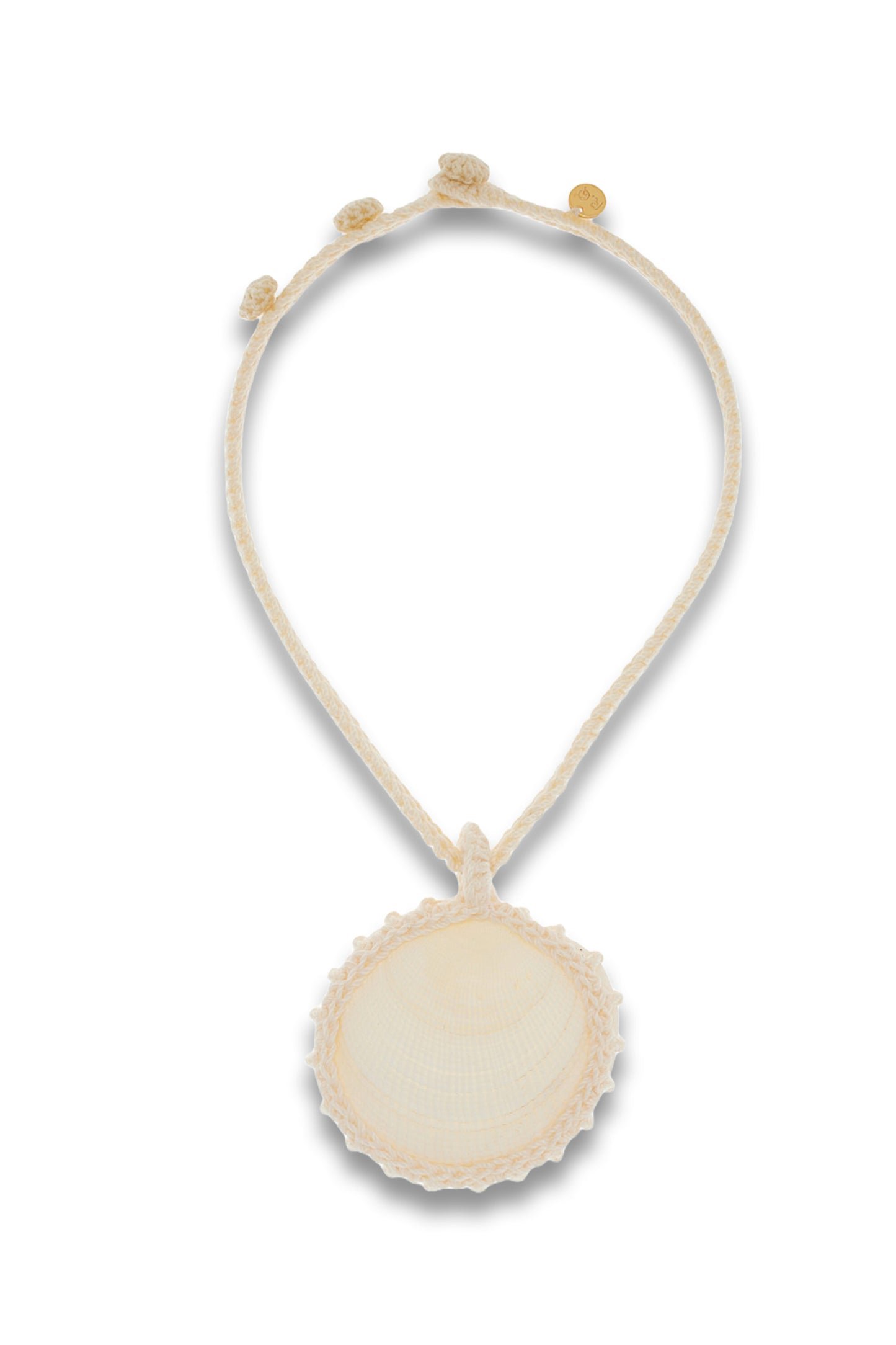 Lucin Crocheted Seashell Necklace