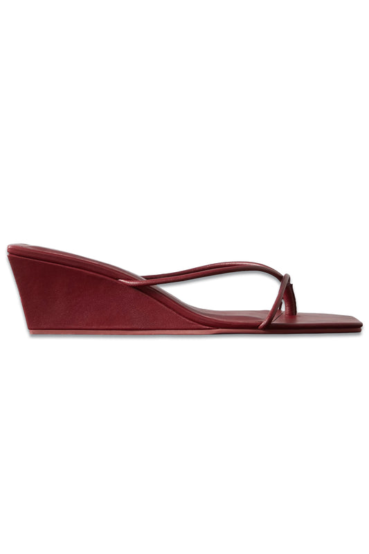 Leather Wedge Sandals
