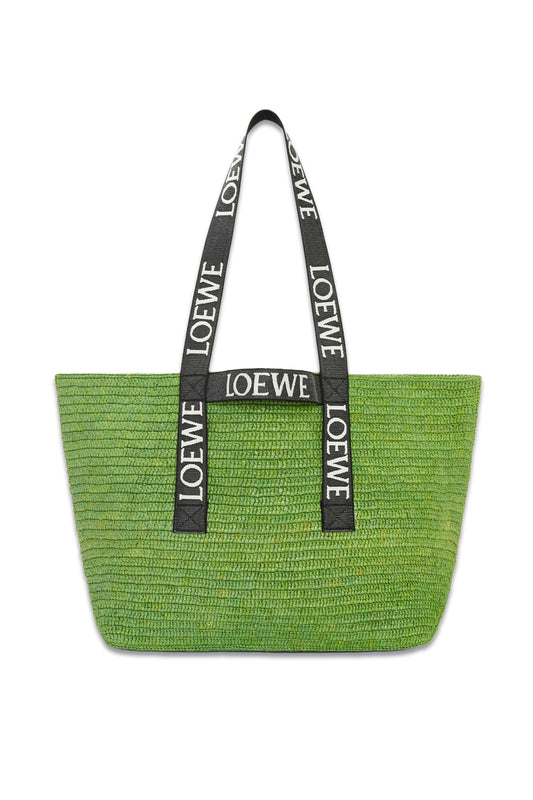 Fold Shopper In Raffia