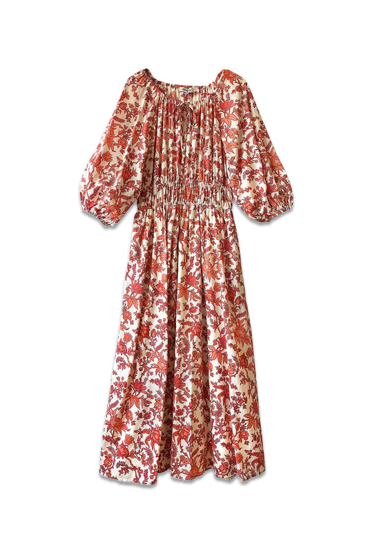 Albaray Lila Botanical Midi Dress