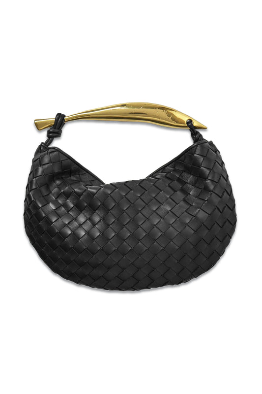 Sardine Small Intrecciato Leather Tote