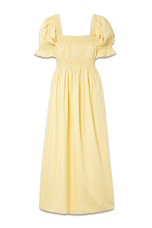 + NET SUSTAIN Eclipse Embroidered Organic Cotton-Poplin Midi Dress