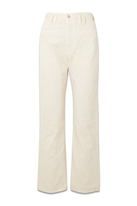 Gaucho High-Rise Wide-Leg Jeans