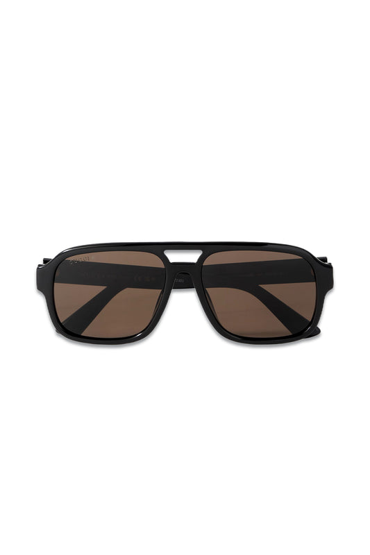 Oversized D-Frame Acetate Sunglasses