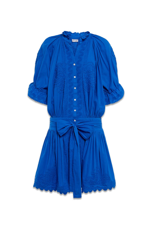 Embroidered Cotton Minidress
