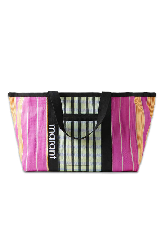 Warden Striped Nylon Tote